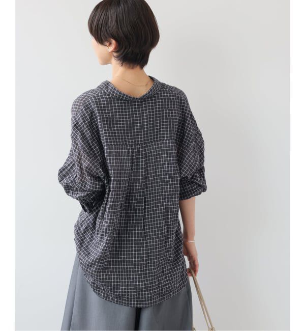 JOURNAL STANDARD relume「シャーリングチェックシャツ」|シャツ・ブラウス|