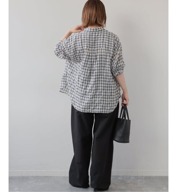 JOURNAL STANDARD relume「シャーリングチェックシャツ」|シャツ・ブラウス|