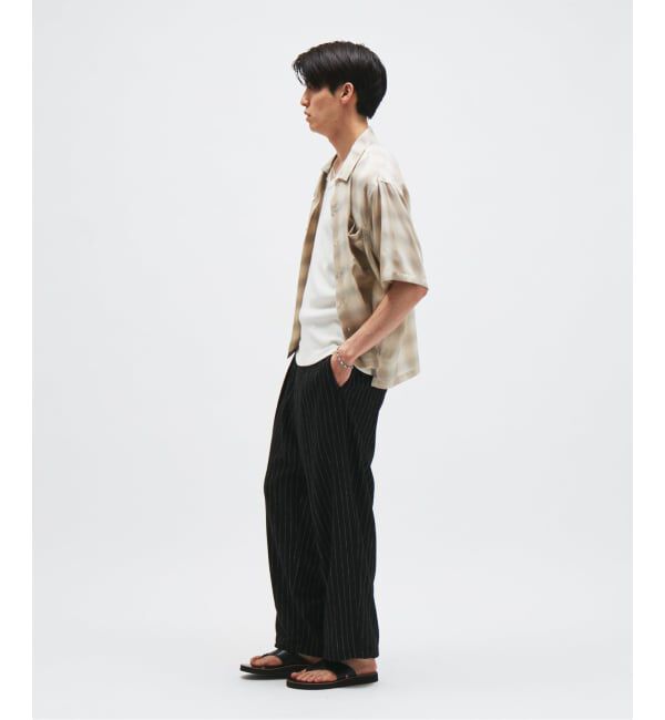 JOURNAL STANDARD「キュプラ オンブレ チェック レギュラー シャツ」|シャツ・ブラウス|