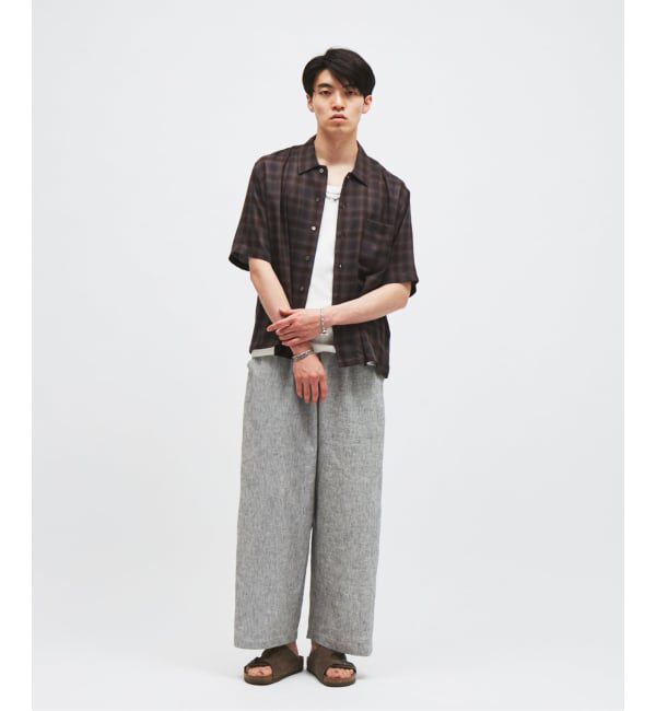 JOURNAL STANDARD「キュプラ オンブレ チェック レギュラー シャツ」|シャツ・ブラウス|