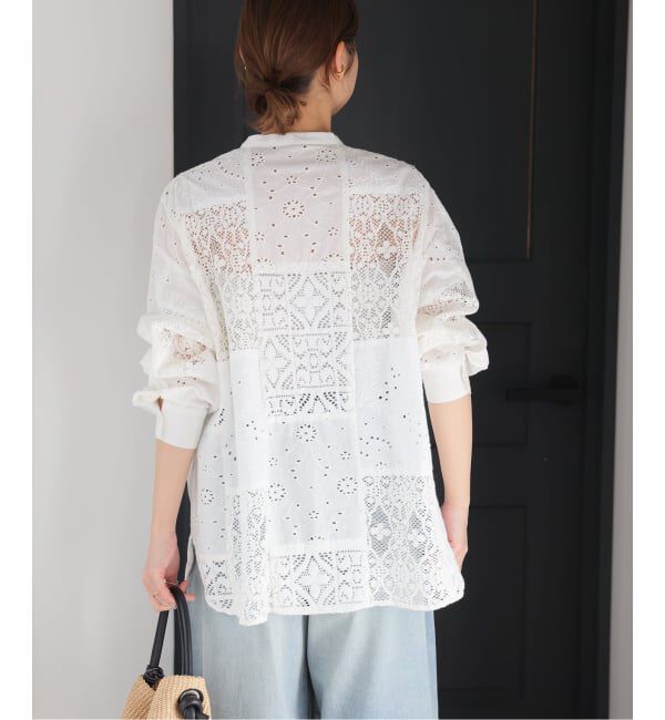 JOURNAL STANDARD relume「《WEB限定追加3》パッチワークレースシャツ」|シャツ・ブラウス|