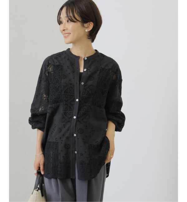 JOURNAL STANDARD relume「《WEB限定追加3》パッチワークレースシャツ」|シャツ・ブラウス|