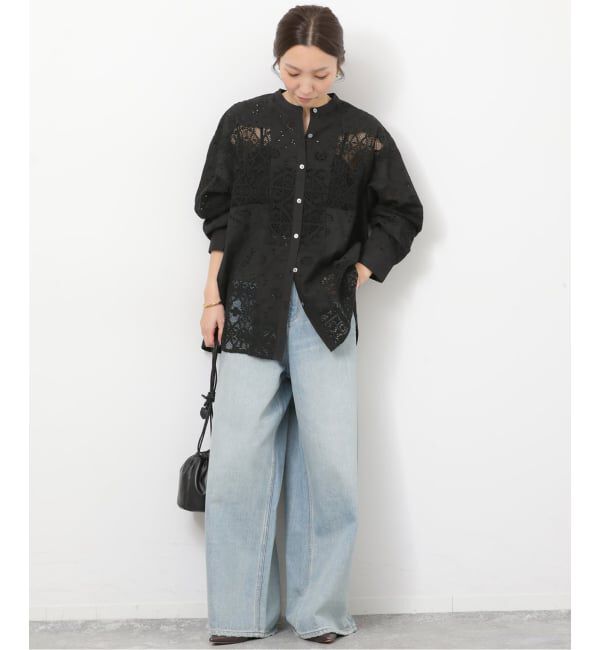 JOURNAL STANDARD relume「《WEB限定追加3》パッチワークレースシャツ」|シャツ・ブラウス|