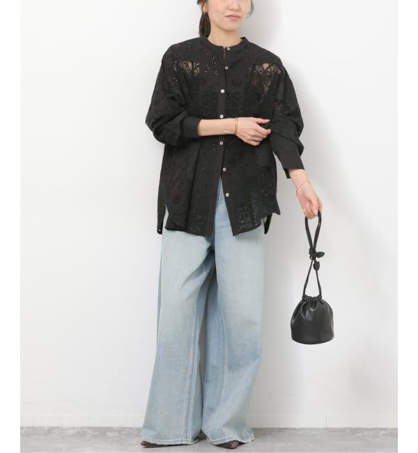JOURNAL STANDARD relume「《WEB限定追加3》パッチワークレースシャツ」|シャツ・ブラウス|