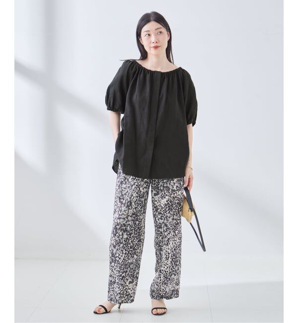 journal standard L'essage「フレンチリネンギャザーブラウス」|シャツ・ブラウス|