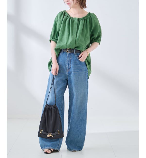 journal standard L'essage「フレンチリネンギャザーブラウス」|シャツ・ブラウス|