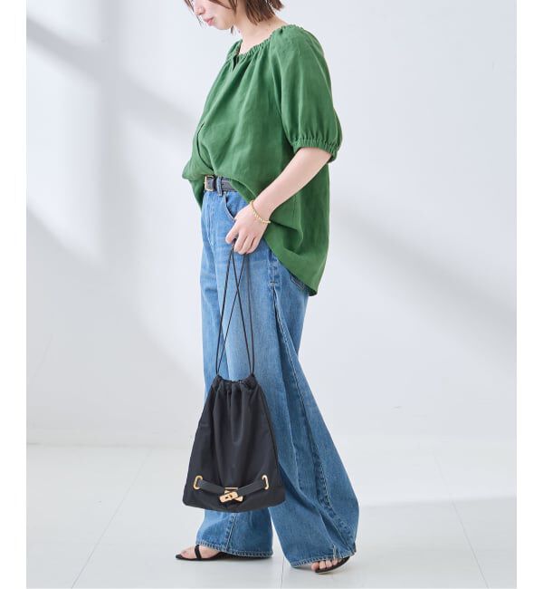 journal standard L'essage「フレンチリネンギャザーブラウス」|シャツ・ブラウス|