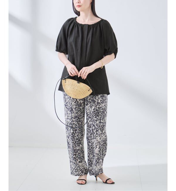 journal standard L'essage「フレンチリネンギャザーブラウス」|シャツ・ブラウス|