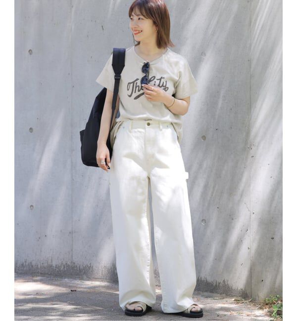 JOURNAL STANDARD relume「《追加》【HOLIDAYS COMFORT/ホリデーズ コンフォート】ラフィテンジクTEE」|Tシャツ・カットソー|