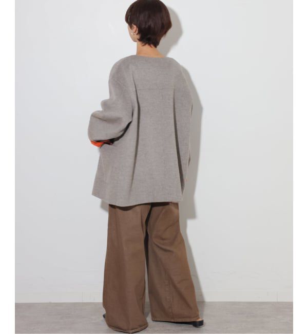 JOURNAL STANDARD relume「《予約》リバーシブルノーカラーショートコート」|ノーカラーコート|