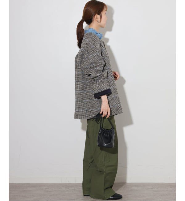 JOURNAL STANDARD relume「《予約》リバーシブルノーカラーショートコート」|ノーカラーコート|