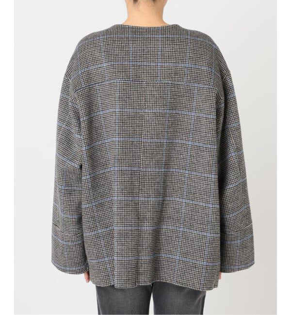 JOURNAL STANDARD relume「《予約》リバーシブルノーカラーショートコート」|ノーカラーコート|