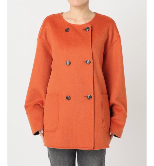 JOURNAL STANDARD relume「《予約》リバーシブルノーカラーショートコート」|ノーカラーコート|