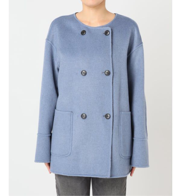 JOURNAL STANDARD relume「《予約》リバーシブルノーカラーショートコート」|ノーカラーコート|