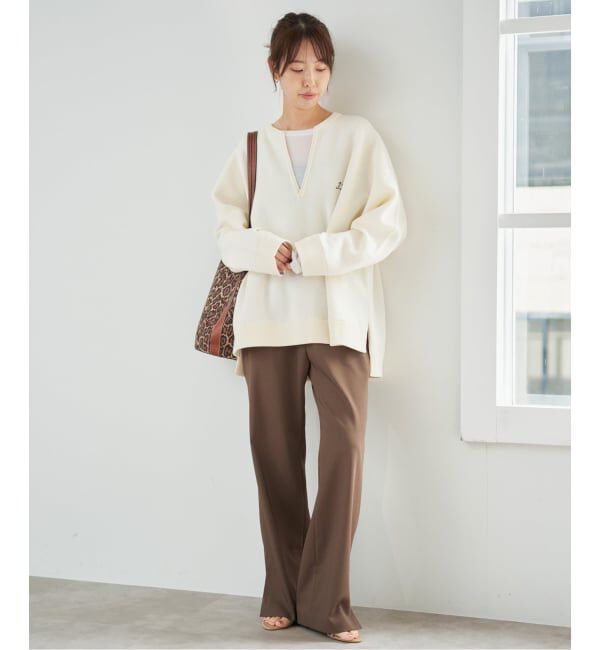 Spick and Span「J.J.Mercer / ジェイジェイマーサー 別注 キーネックプルオーバー」|ニット・セーター|