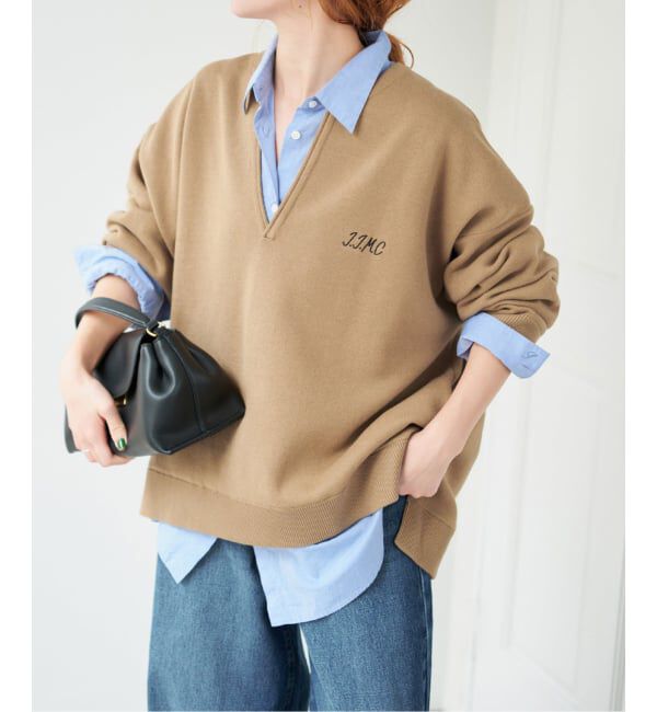 Spick and Span「J.J.Mercer / ジェイジェイマーサー 別注 キーネックプルオーバー」|ニット・セーター|
