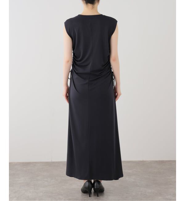NOBLE「le / ル DRAWSTRING JERSEYDRESS」|ワンピース|