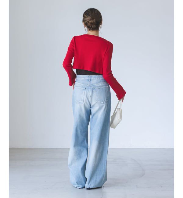 NOBLE「《アンサンブル対応》MAISON CORNICHON Short Cardigan Long sleeve」|カーディガン|