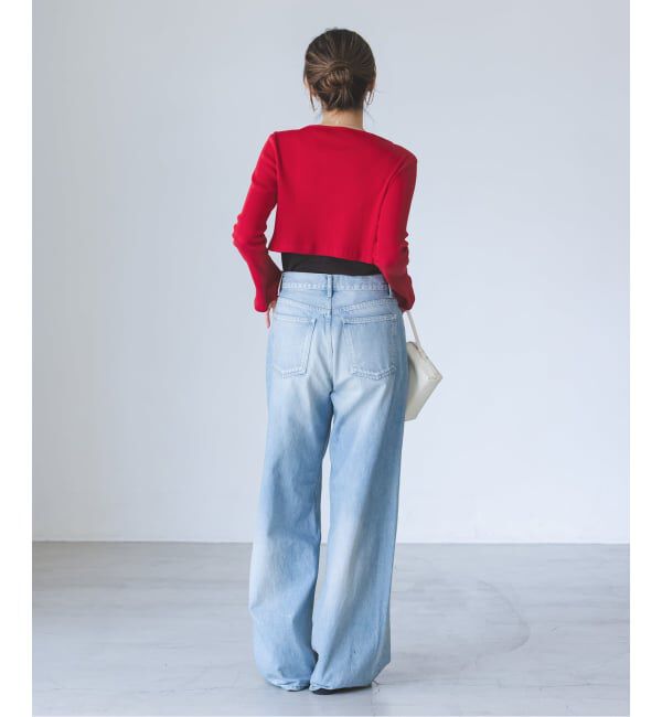 NOBLE「《アンサンブル対応》MAISON CORNICHON Short Cardigan Long sleeve」|カーディガン|