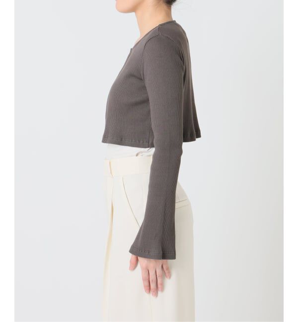 NOBLE「《アンサンブル対応》MAISON CORNICHON Short Cardigan Long sleeve」|カーディガン|