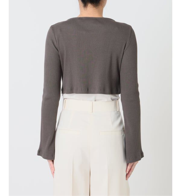 NOBLE「《アンサンブル対応》MAISON CORNICHON Short Cardigan Long sleeve」|カーディガン|