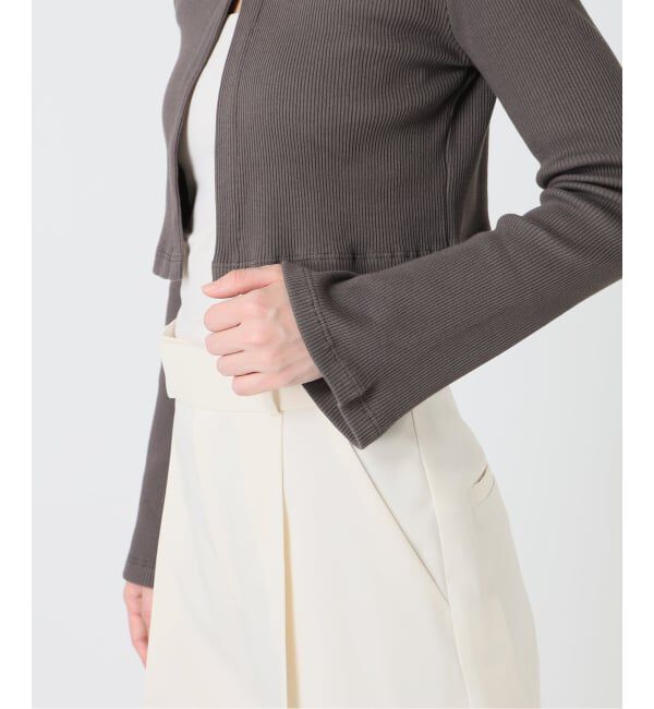 NOBLE「《アンサンブル対応》MAISON CORNICHON Short Cardigan Long sleeve」|カーディガン|