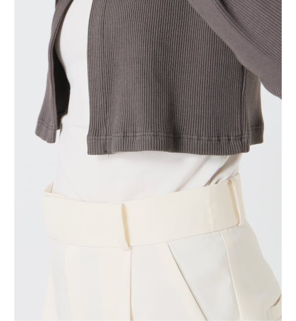 NOBLE「《アンサンブル対応》MAISON CORNICHON Short Cardigan Long sleeve」|カーディガン|