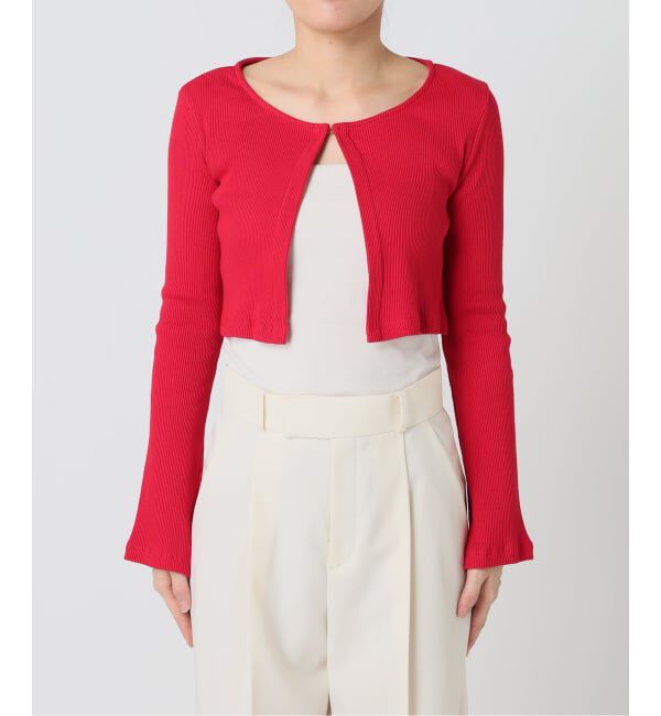 NOBLE「《アンサンブル対応》MAISON CORNICHON Short Cardigan Long sleeve」|カーディガン|
