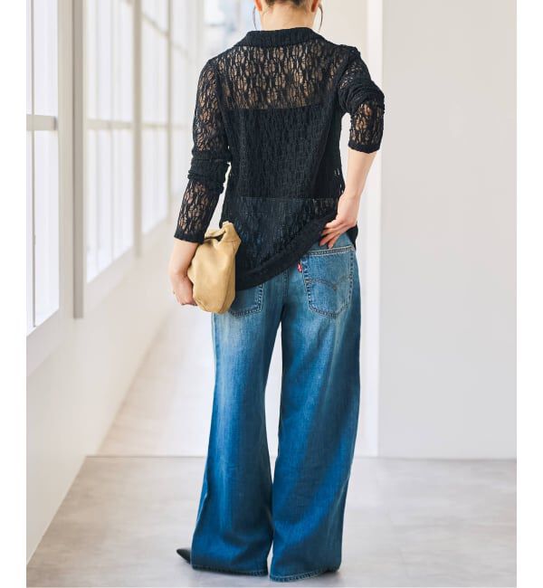 Spick and Span「シュリンクレースブラウス」|シャツ・ブラウス|
