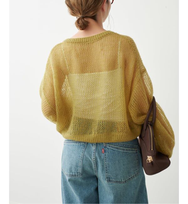 Spick and Span「ルーズモヘヤメッシュアミニット」|ニット・セーター|