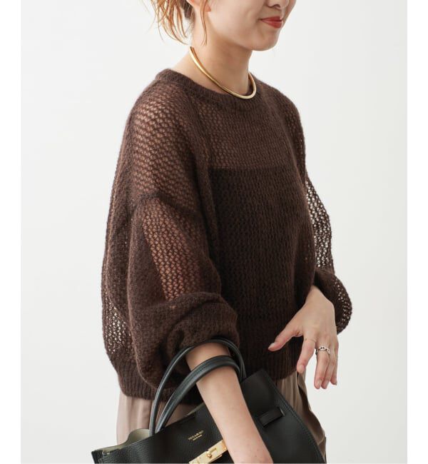 Spick and Span「ルーズモヘヤメッシュアミニット」|ニット・セーター|