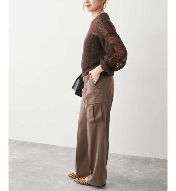 Spick and Span「ルーズモヘヤメッシュアミニット」|ニット・セーター|
