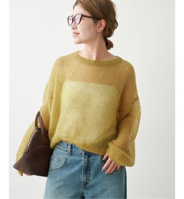 Spick and Span「ルーズモヘヤメッシュアミニット」|ニット・セーター|