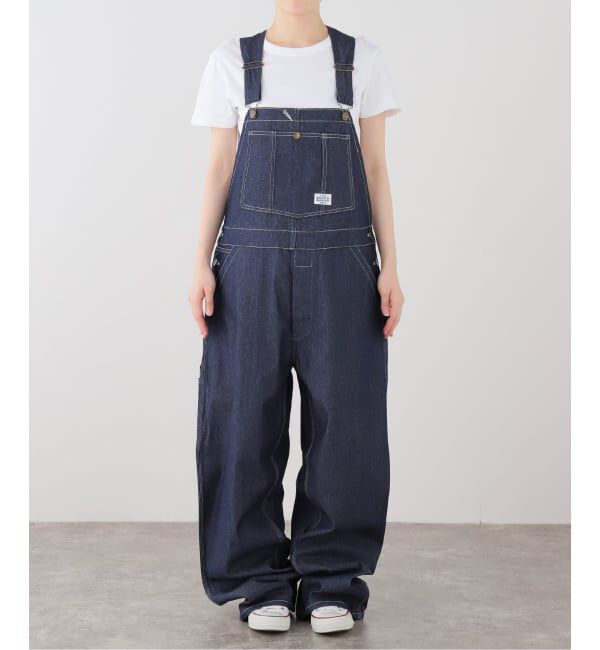 FRAMeWORK「UNION HERCULES/ユニオンヘラクレス OVERALL ノンウォッシュ」|オールインワン|ネイビー