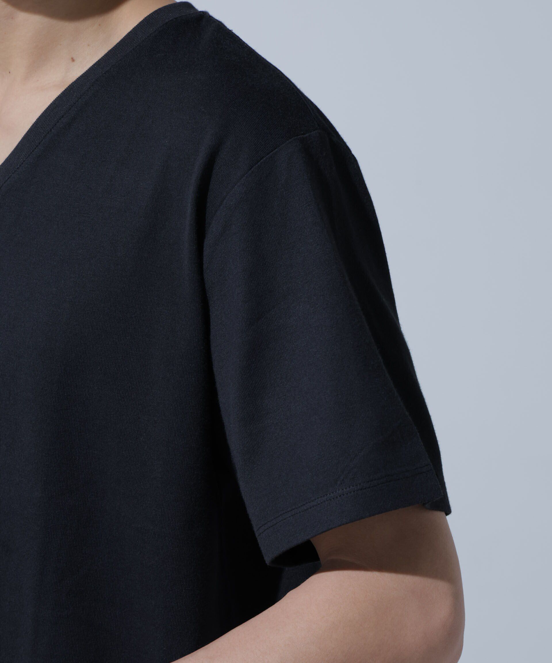 NANO universe「Anti Soaked(R)  汗染み防止 VネックTシャツ」|Tシャツ・カットソー|