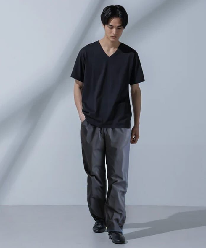 NANO universe「Anti Soaked(R)  汗染み防止 VネックTシャツ」|Tシャツ・カットソー|