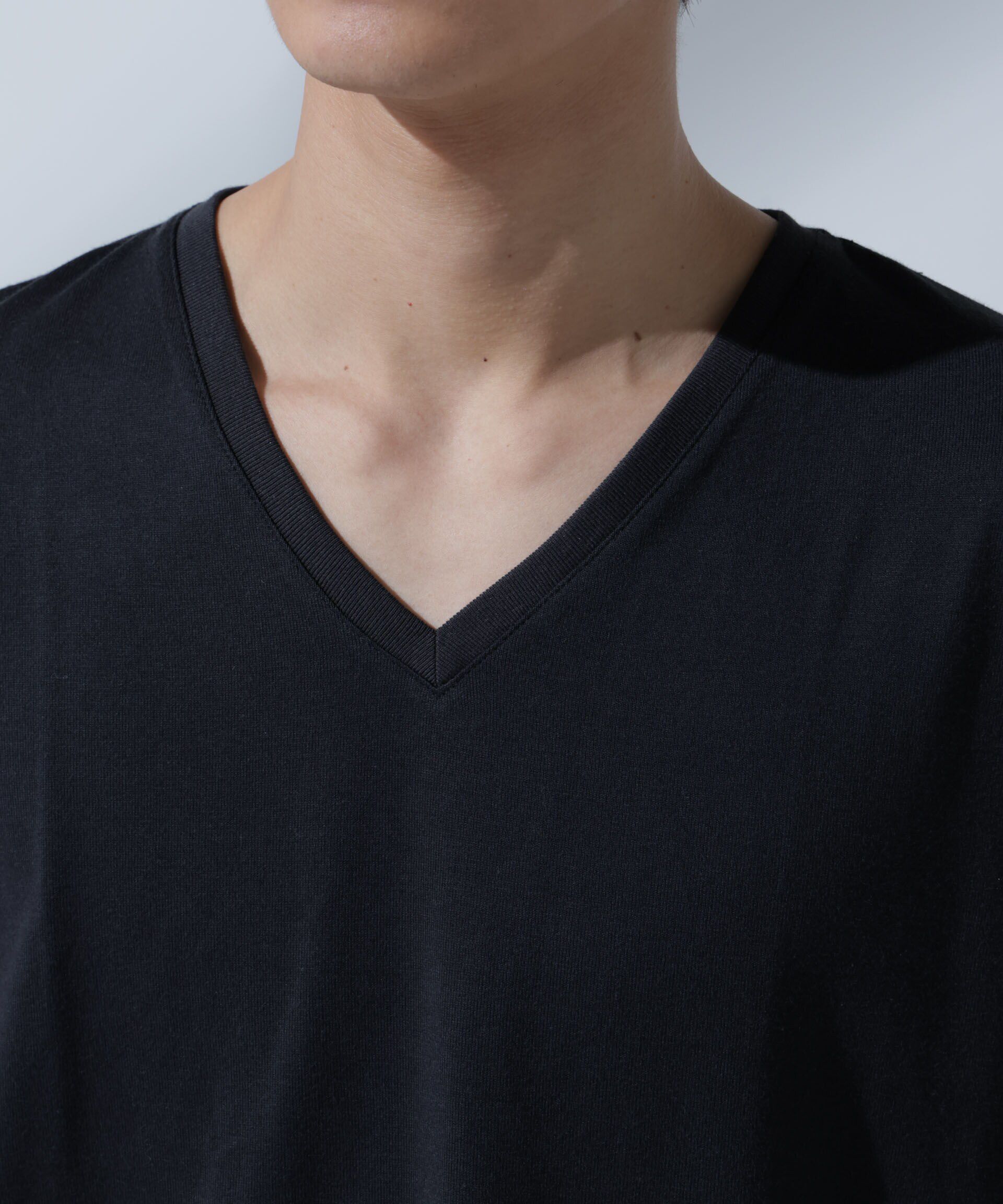 NANO universe「Anti Soaked(R)  汗染み防止 VネックTシャツ」|Tシャツ・カットソー|