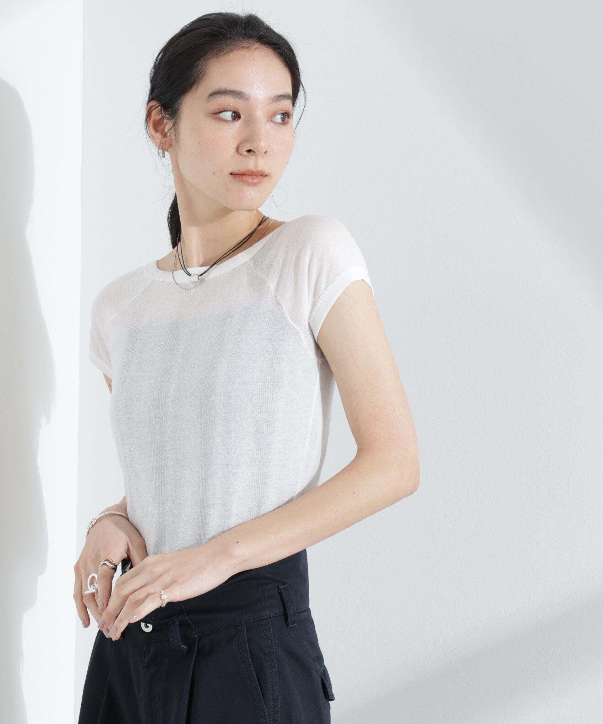 NANO universe「Robert P. Miller/Light Prib FS tee」|Tシャツ・カットソー|