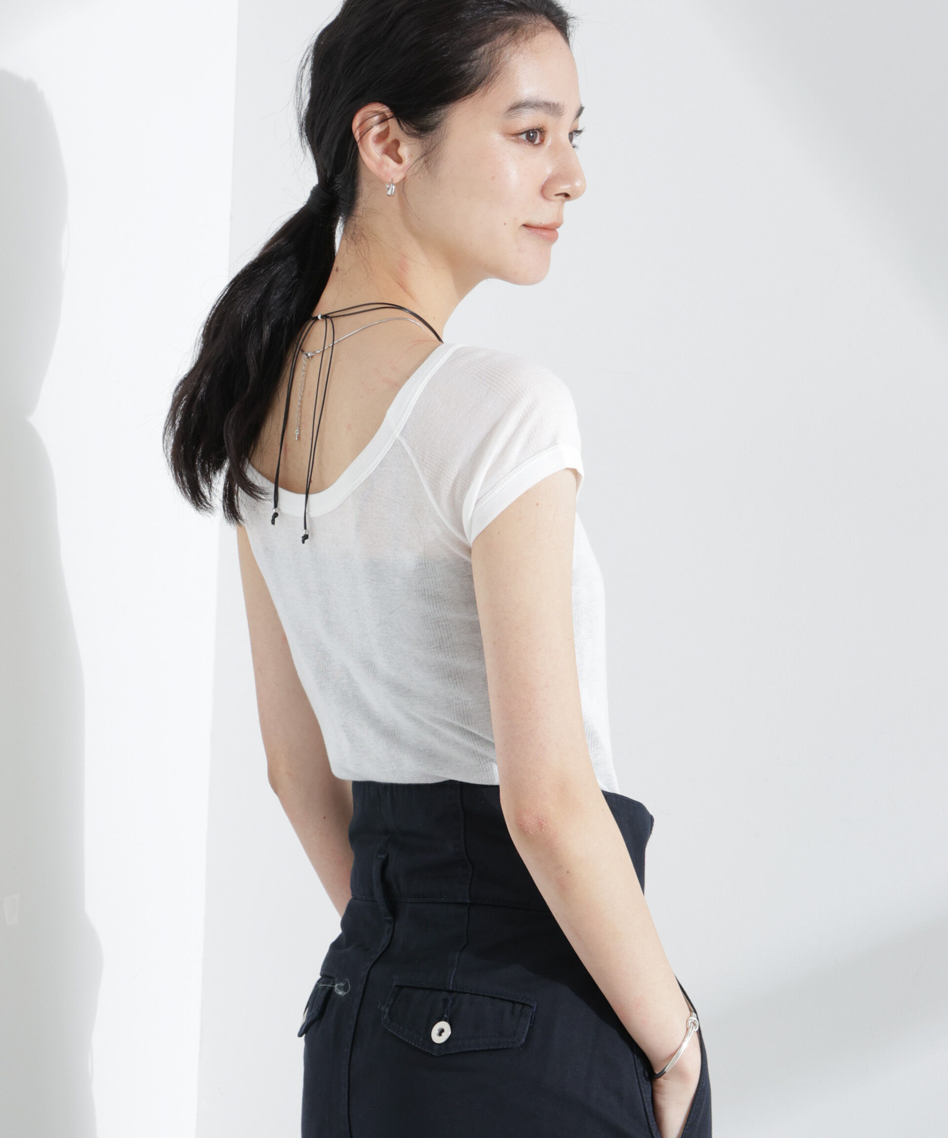 NANO universe「Robert P. Miller/Light Prib FS tee」|Tシャツ・カットソー|