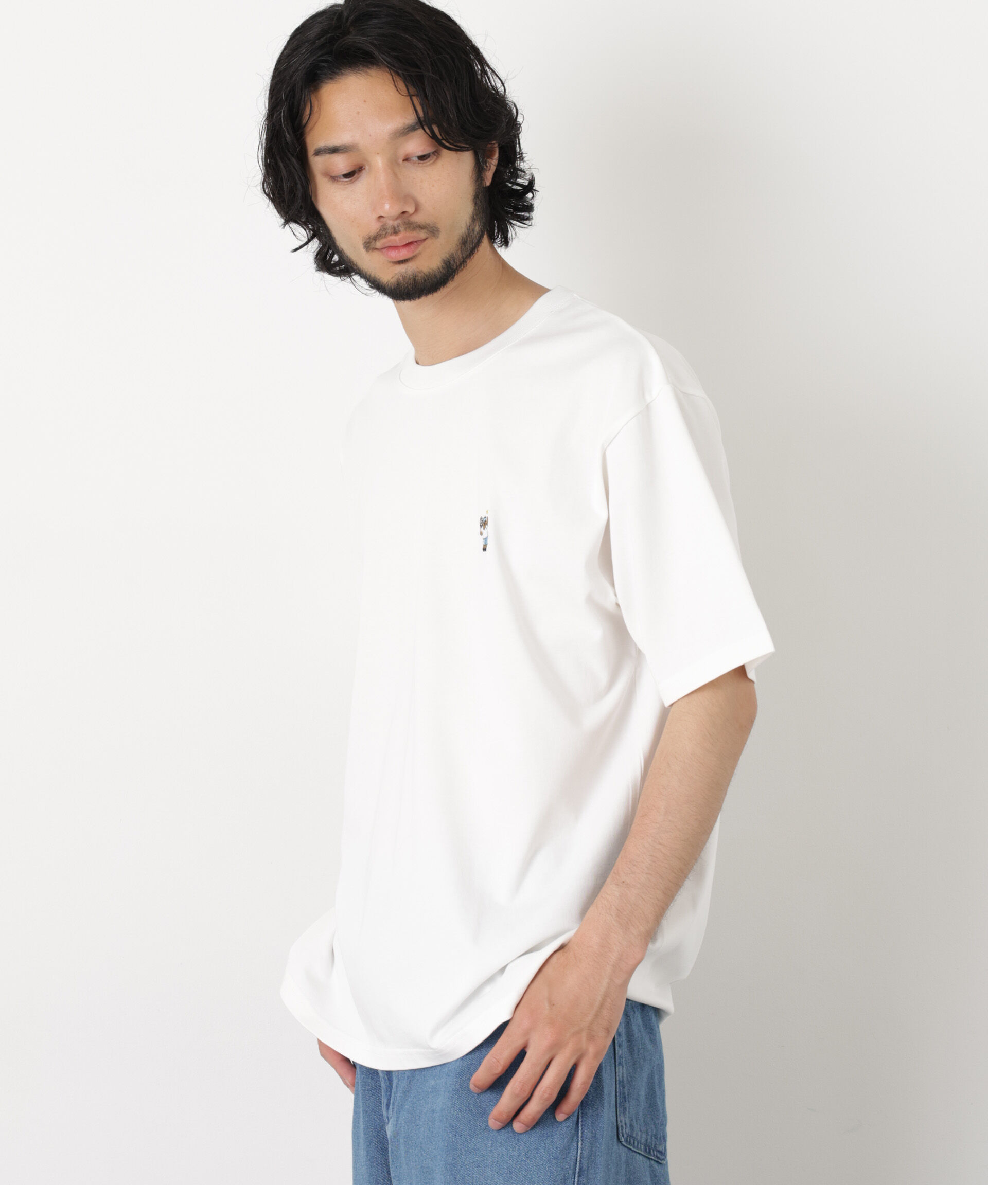 NANO universe「ナノベア  Tシャツ半袖 テニス」|Tシャツ・カットソー|