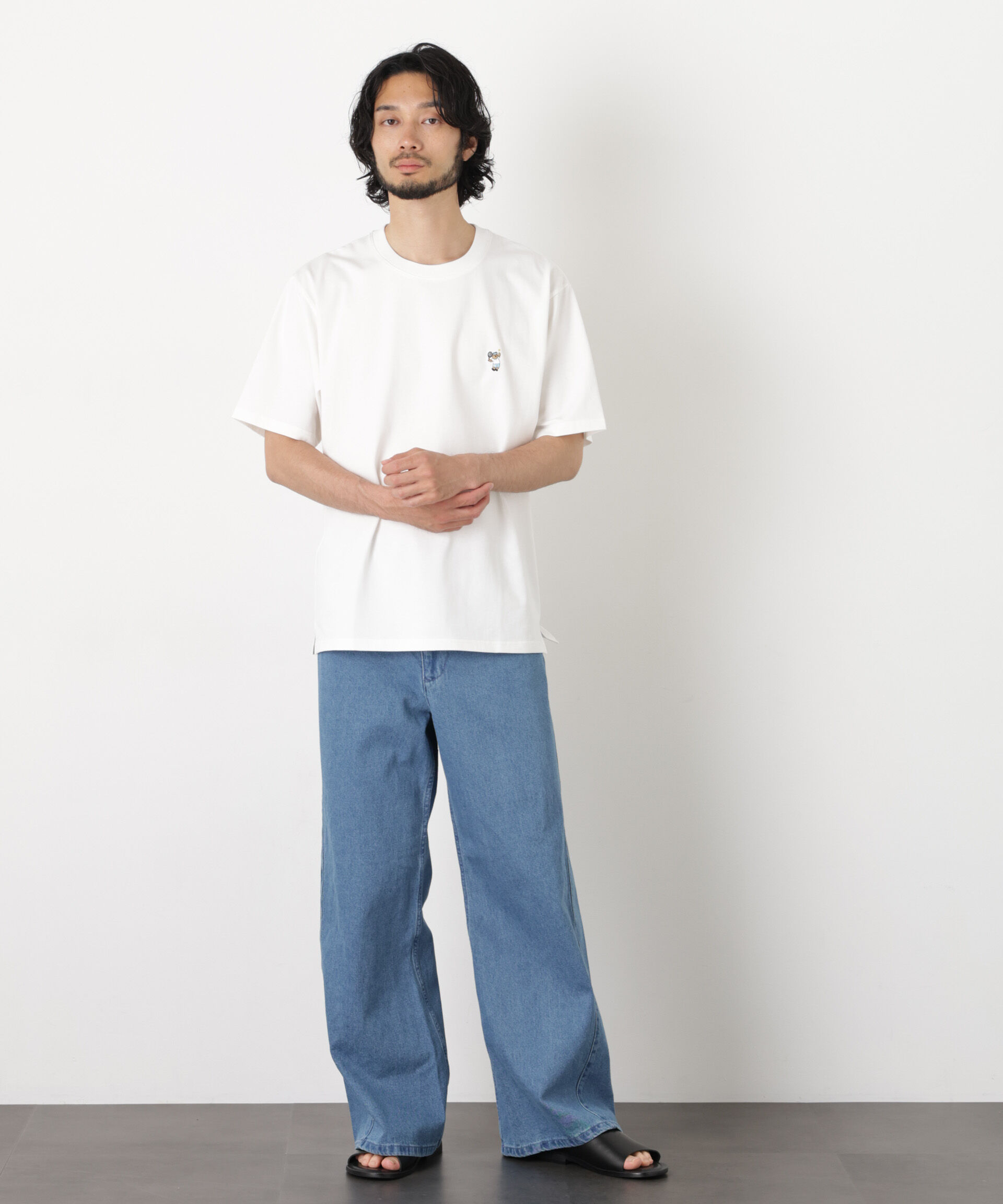 NANO universe「ナノベア  Tシャツ半袖 テニス」|Tシャツ・カットソー|
