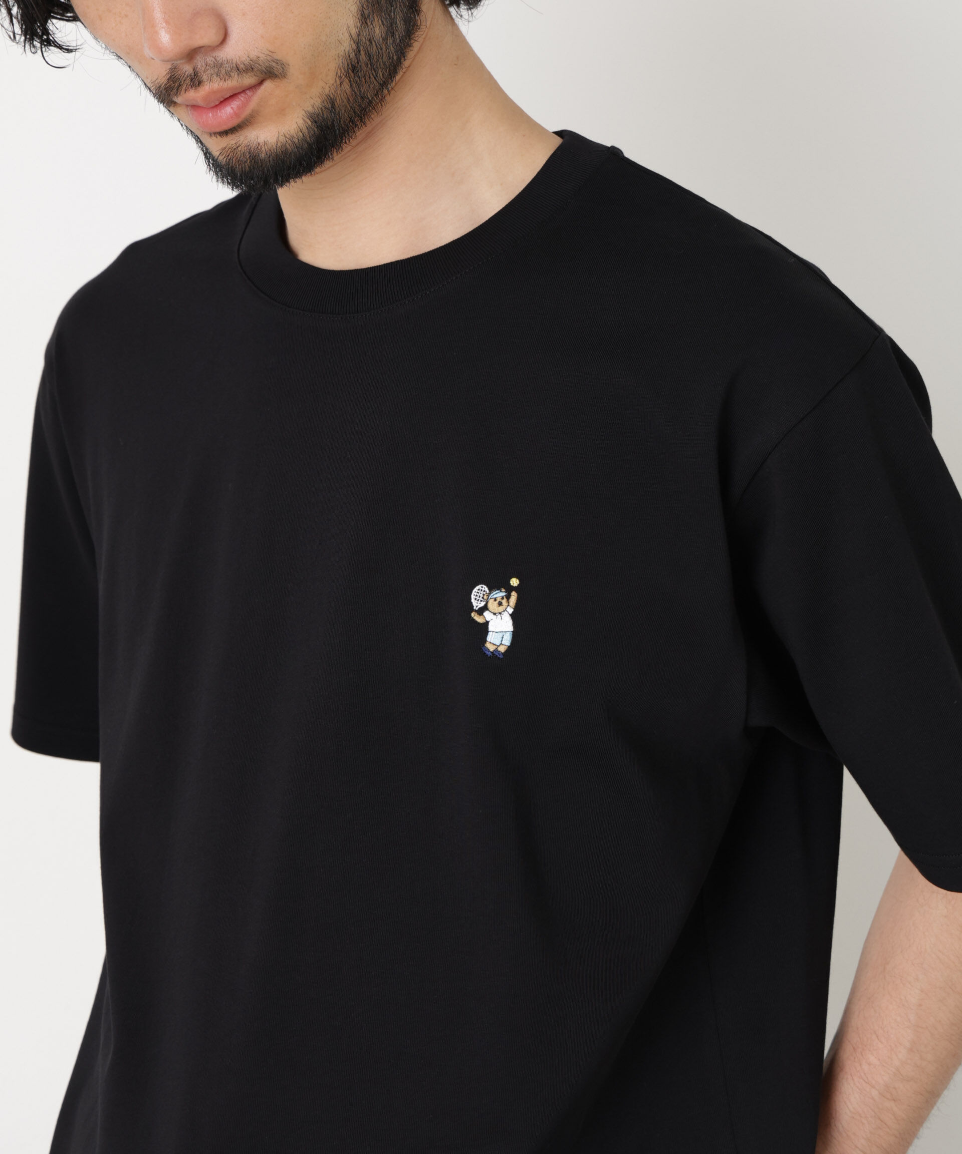 NANO universe「ナノベア  Tシャツ半袖 テニス」|Tシャツ・カットソー|パターン21