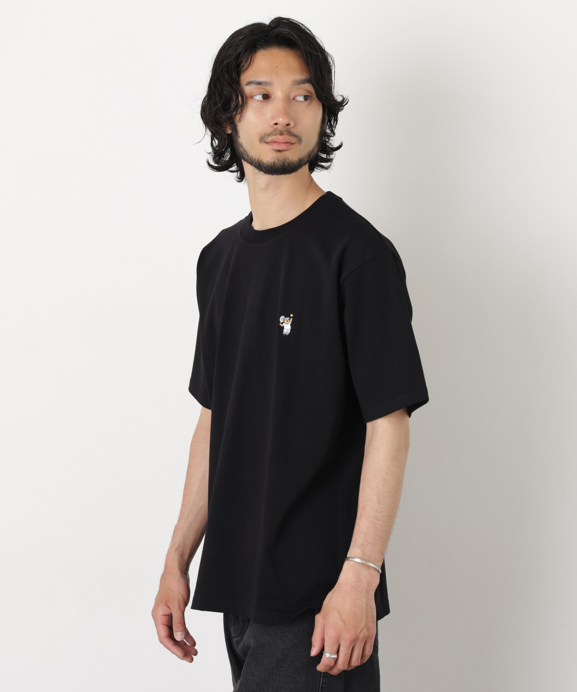 NANO universe「ナノベア  Tシャツ半袖 テニス」|Tシャツ・カットソー|