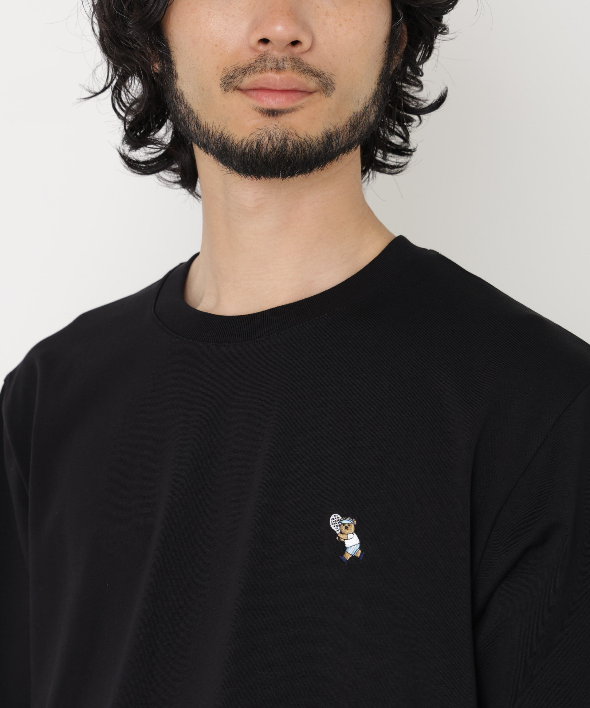 NANO universe「ナノベア  Tシャツ半袖 テニス」|Tシャツ・カットソー|