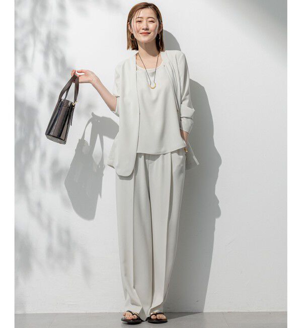 23区「【吸水速乾/UVカット/接触冷感】ストレッチジョーゼット キャミソール」|Tシャツ・カットソー|