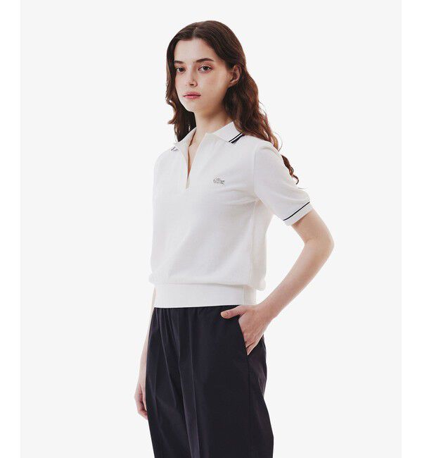 LACOSTE「スキッパーネックポロシャツ」|ポロシャツ|