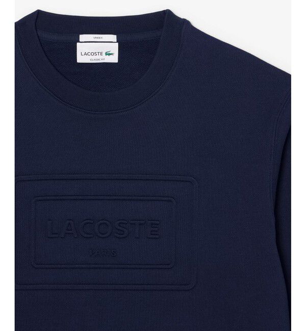 LACOSTE「エンボスクルーネックスウェット」|スウェット・ジャージ|