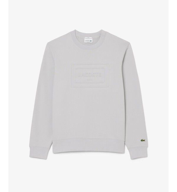 LACOSTE「エンボスクルーネックスウェット」|スウェット・ジャージ|