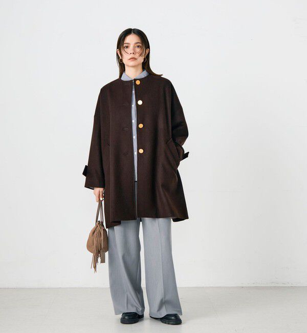 NOLLEY'S「【Traditional WeatherWear/トラディショナルウェザーウェア】MALTON N/C」|ノーカラーコート|
