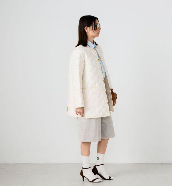 NOLLEY'S「【Traditional WeatherWear/トラディショナルウェザーウェア】ARKLEY A-LINE MIDDLE」|ノーカラーコート|